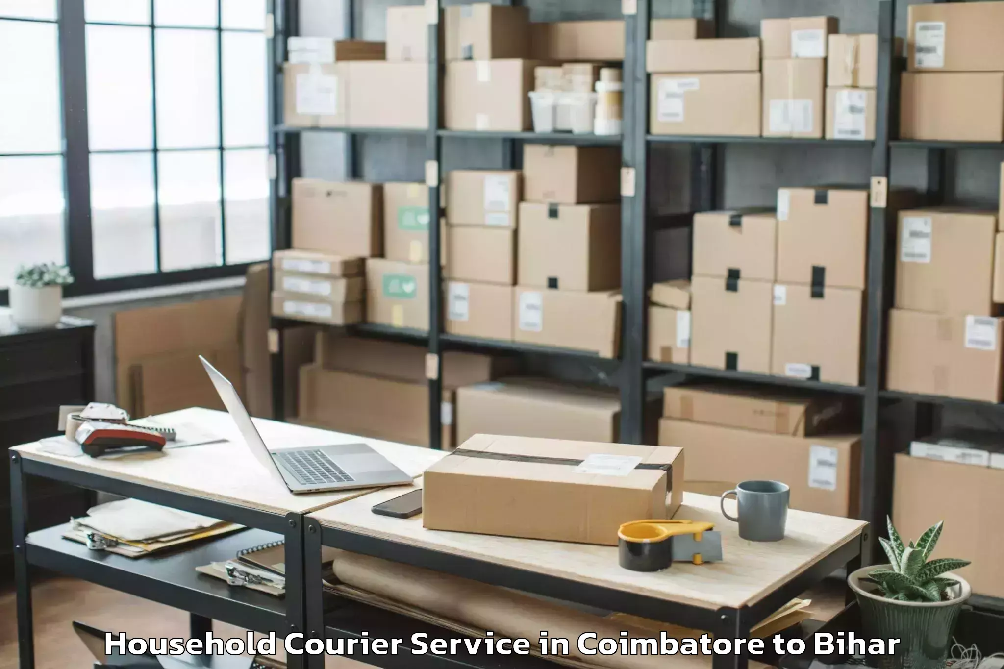 Top Coimbatore to Ismailpur Household Courier Available